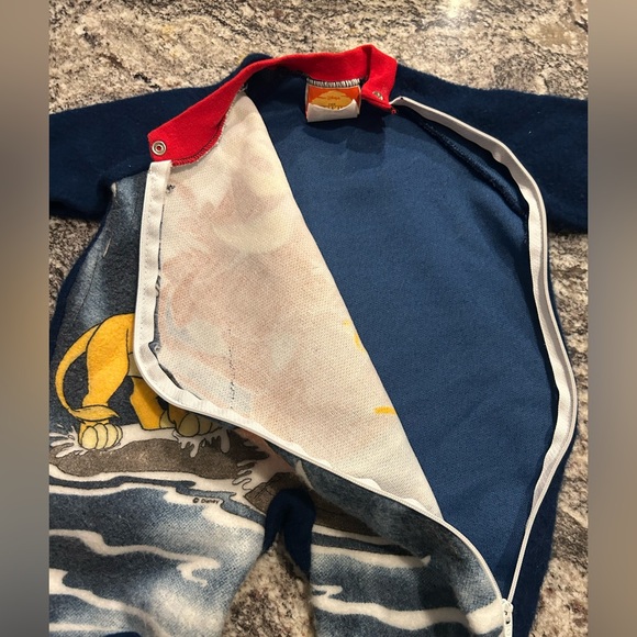 RARE Vintage Disney the lion king fleece sleeper 3-6 months - Picture 3 of 6
